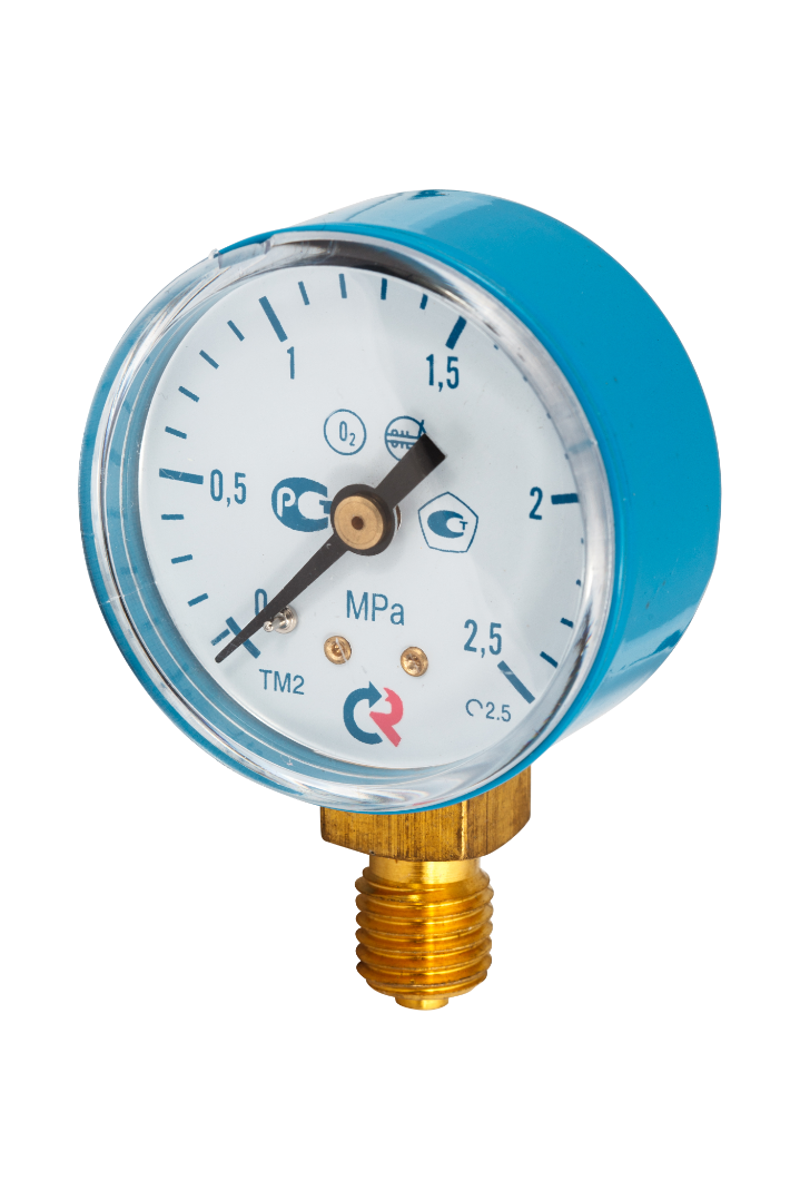 Манометр М12х1,5 кислородный 0-2,5 МПа